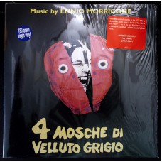 ENNIO MORRICONE 4 Mosche Di Velluto Grigio (Dagored – RED 139-1) Italy 2001 180g LP (Soundtrack, Score, Contemporary Jazz)